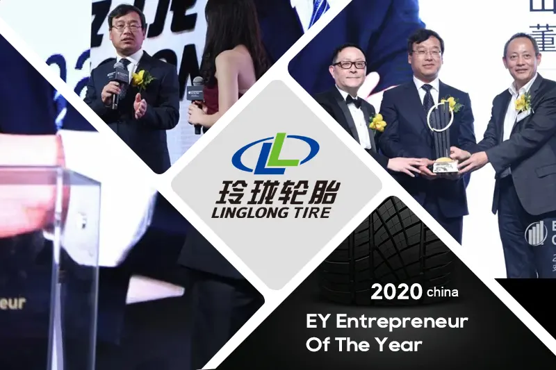 Fógraíonn Ernst & Young Wang Feng ó Shandong Linglong Tire Co., Ltd. mar Fhiontraí na Bliana® Buaiteoir Ghradam na Síne 2020