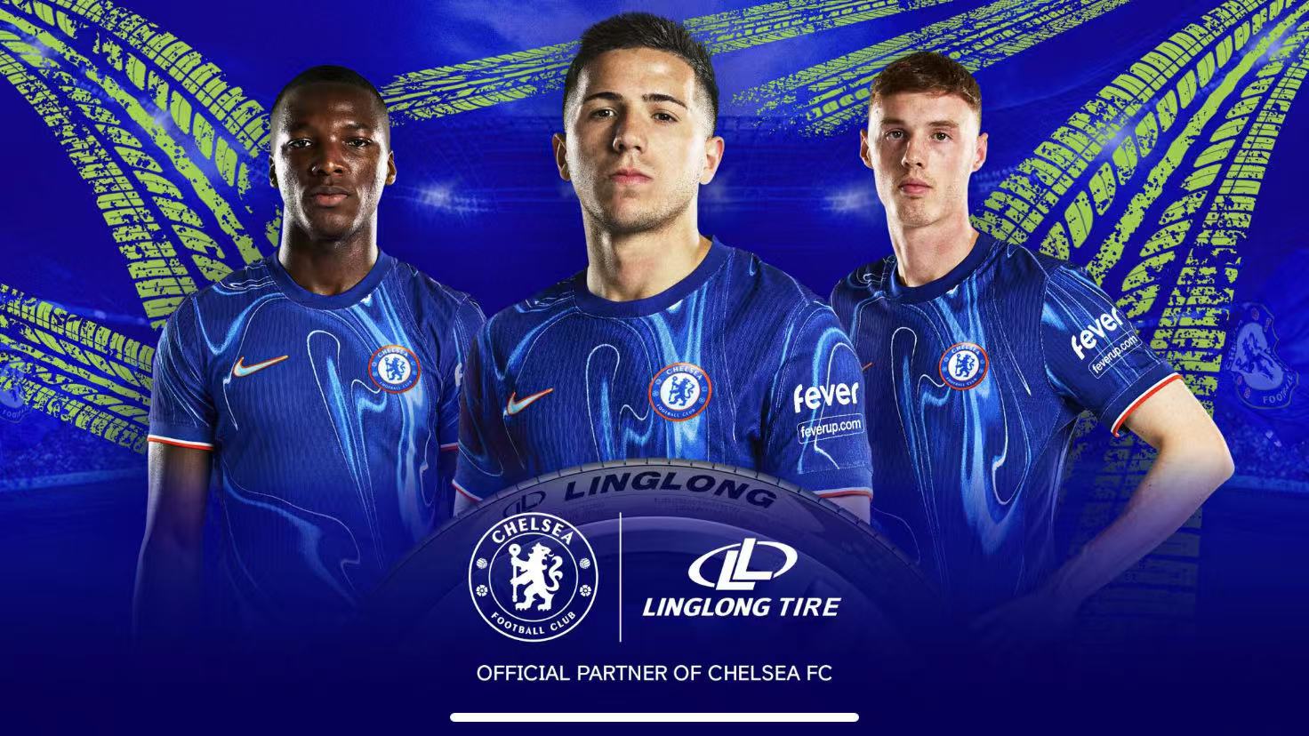 Éiríonn Linglong Tire ina chomhpháirtí oifigiúil domhanda de Chlub Peile Chelsea